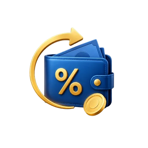 Cashback von bis zu 25 %